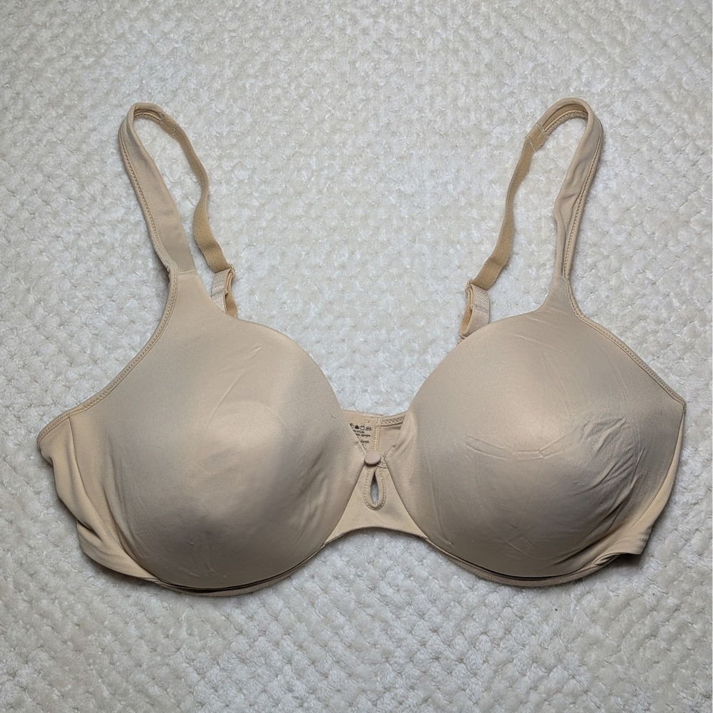 Bali Women One Smooth Ultra Light Underwire Bra 42C Nude Quiet Luxury Minimalist